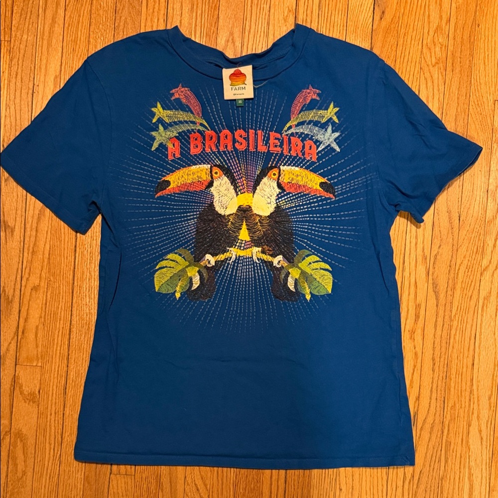 Farm Rio shirt with Toucan Print XS